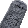 Hanes Men’s Socks Pack, 4-pair Pack, Absolute Run Cushioned Heel-shield Tab Moisture-wicking Men’s Socks(Gray/White/Black – Heel Shield)