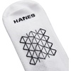 Hanes Men’s Socks Pack, 4-pair Pack, Absolute Run Cushioned Heel-shield Tab Moisture-wicking Men’s Socks(Gray/White/Black – Mid Crew)
