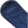 Hanes Men’s Socks Pack, 4-pair Pack, Absolute Run Cushioned Heel-shield Tab Moisture-wicking Men’s Socks(Navy/White – Ankle)