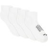 Hanes Men’s Socks Pack, 4-pair Pack, Absolute Run Cushioned Heel-shield Tab Moisture-wicking Men’s Socks(White – Ankle)