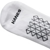 Hanes Men’s Socks Pack, 4-pair Pack, Absolute Run Cushioned Heel-shield Tab Moisture-wicking Men’s Socks(White – Ankle)