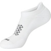 Hanes Men’s Socks Pack, 4-pair Pack, Absolute Run Cushioned Heel-shield Tab Moisture-wicking Men’s Socks(White – Heel Shield)