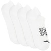 Hanes Men’s Socks Pack, 4-pair Pack, Absolute Run Cushioned Heel-shield Tab Moisture-wicking Men’s Socks(White – Heel Shield)