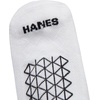 Hanes Men’s Socks Pack, 4-pair Pack, Absolute Run Cushioned Heel-shield Tab Moisture-wicking Men’s Socks(White – Heel Shield)