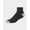 Hanes Men’s Socks Pack, 6-pack, Moves Performance Moisture-wicking Ankle Heel Shield & Ankle Socks, Breathable Mesh(Black/Gray – Heel Shield)