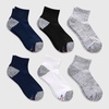 Hanes Men’s Socks Pack, 6-pack, Moves Performance Moisture-wicking Ankle Heel Shield & Ankle Socks, Breathable Mesh(Navy/Black – Ankle)