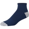 Hanes Men’s Socks Pack, 6-pack, Moves Performance Moisture-wicking Ankle Heel Shield & Ankle Socks, Breathable Mesh(White/Gray – Ankle)