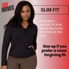 Hanes Women’s Jacket, Moves Full-Zip Workout Jacket, Moisture-Wicking Outwear, Soft & Stretchy Athletic Wear for Women(Black)