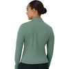 Hanes Women’s Jacket, Moves Full-Zip Workout Jacket, Moisture-Wicking Outwear, Soft & Stretchy Athletic Wear for Women(Herbal Olive Green)
