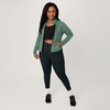 Hanes Women’s Jacket, Moves Full-Zip Workout Jacket, Moisture-Wicking Outwear, Soft & Stretchy Athletic Wear for Women(Herbal Olive Green)