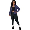 Hanes Women’s Jacket, Moves Full-Zip Workout Jacket, Moisture-Wicking Outwear, Soft & Stretchy Athletic Wear for Women(Imperial Indigo)