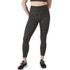 Hanes Womens Leggings Clothing, Moves 7/8 Soft Leggings with Pocket, Moisture Wicking Women’s Clothing, Pants, 25″ Inseam(Black Leopard)