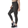 Hanes Womens Leggings Clothing, Moves 7/8 Soft Leggings with Pocket, Moisture Wicking Women’s Clothing, Pants, 25″ Inseam(Black Leopard)