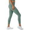 Hanes Womens Leggings Clothing, Moves 7/8 Soft Leggings with Pocket, Moisture Wicking Women’s Clothing, Pants, 25″ Inseam(Herbal Olive Green)