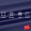 Hanes Womens Leggings Clothing, Moves 7/8 Soft Leggings with Pocket, Moisture Wicking Women’s Clothing, Pants, 25″ Inseam(Imperial Indigo)