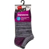Hanes Women’s Moves Ankle Socks, Performance Socks for Women, X-Temp, Cushioned with Arch Support(Black Assortment)