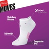 Hanes Women’s Moves Ankle Socks, Performance Socks for Women, X-Temp, Cushioned with Arch Support(Black Assortment)