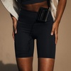 Hanes Womens Moves Bike Shorts, Soft & Stretchy Workout Shorts with Interior Pocket, Moisture-Wicking, 3” Or 7″ Inseam(Black)