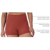 Hanes Womens Moves Bike Shorts, Soft & Stretchy Workout Shorts with Interior Pocket, Moisture-Wicking, 3” Or 7″ Inseam(Coral Camelia)