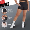 Hanes Womens Moves Bike Shorts, Soft & Stretchy Workout Shorts with Interior Pocket, Moisture-Wicking, 3” Or 7″ Inseam(Deep Royal)