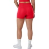 Hanes Womens Moves Bike Shorts, Soft & Stretchy Workout Shorts with Interior Pocket, Moisture-Wicking, 3” Or 7″ Inseam(Holly Berry Red)