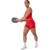 Hanes Womens Moves Bike Shorts, Soft & Stretchy Workout Shorts with Interior Pocket, Moisture-Wicking, 3” Or 7″ Inseam(Holly Berry Red)