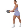 Hanes Womens Moves Bike Shorts, Soft & Stretchy Workout Shorts with Interior Pocket, Moisture-Wicking, 3” Or 7″ Inseam(Peri Blue)