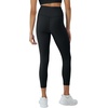 Hanes Women’s Moves Leak Protection 7/8 Leggings with Built-in Underwear, Moisture-Wicking & Odor Control, 25” Inseam(Black)