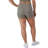 Hanes Women’s Moves Leak Protection Bike Shorts with Built-in Underwear, Moisture-Wicking & Odor Control, 3” Inseam(Cool Grey)