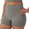 Hanes Women’s Moves Leak Protection Bike Shorts with Built-in Underwear, Moisture-Wicking & Odor Control, 3” Inseam(Cool Grey)