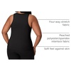 Hanes Women’s Moves Tank Top, Stretch Tank for Women, Moisture-Wicking Tank Top(Black)