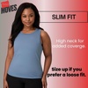 Hanes Women’s Moves Tank Top, Stretch Tank for Women, Moisture-Wicking Tank Top(Blue Dive)