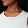 Hanes Women’s Moves Tank Top, Stretch Tank for Women, Moisture-Wicking Tank Top(White)