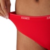 Hanes Women’s Moves Underwear, 360° Flex Stretch Panties, Smooth & Seamless Hipsters Bikinis Or Thongs, 6-pack(6pk Hipster: Black X3/Almond/Red/Pink)