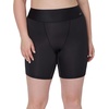 Hanes Women’s Moves Underwear, Anti-chafe Slip Shorts, Microfiber Slip Shorts for Women, 2-pack(Black/Black)