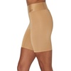 Hanes Women’s Moves Underwear, Anti-chafe Slip Shorts, Microfiber Slip Shorts for Women, 2-pack(Warm Almond/Warm Almond)