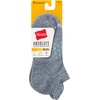 Hanes Women’s No Show Running Socks, Absolute Run Socks, Breathable No Show Tab Socks for Running, 4-pack(Blue Assortment – 3 Pack)