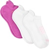 Hanes Women’s No Show Running Socks, Absolute Run Socks, Breathable No Show Tab Socks for Running, 4-pack(Pink Assortment – 3 Pack)
