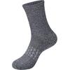 Hanes Women’s Non-binding Crew Socks, Absolute Wellness Non-restrictive Cushioned Socks for Women, 4-pack(Black/Gray/White)