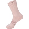 Hanes Women’s Non-binding Crew Socks, Absolute Wellness Non-restrictive Cushioned Socks for Women, 4-pack(Pink/Tan/Green)