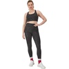 Hanes Women’s Racerback Sports Bra, Moisture-Wicking Stretch Activewear(Black Leopard Prt)