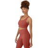Hanes Women’s Racerback Sports Bra, Moisture-Wicking Stretch Activewear(Coral Camelia)