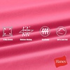 Hanes Women’s Racerback Sports Bra, Moisture-Wicking Stretch Activewear(Pink Pedestal)