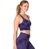 Hanes Women’s Racerback Sports Bra, Moisture-Wicking Stretch Activewear(Purple Timeless Camo)