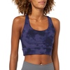 Hanes Women’s Racerback Sports Bra, Moisture-Wicking Stretch Activewear(Purple Timeless Camo)