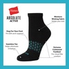Hanes Women’s Socks, 4-pack, Absolute Active Cushioned Moisture-wicking Best Women’s Socks, Crew, Ankle and No Show(White)