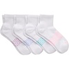 Hanes Women’s Socks, 4-pack, Absolute Active Cushioned Moisture-wicking Best Women’s Socks, Crew, Ankle and No Show(White)