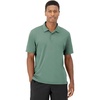 Hanes Men’s Moves Performance Polo, Short Sleeve Polo Shirt for Men, Moisture-Wicking(Herbal Olive Green)
