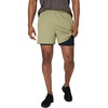 Hanes Men’s Moves Workout Shorts with Boxer Brief Liner & Total Support Pouch, Moisture-Wicking Shorts, 5” Inseam(Alfalfa/Black)