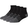 Hanes Men’s Socks, Absolute Comfort Cushioned Moisture-wicking Seamless Toe, 4 Pack, Ankle, Crew and Heel Shield Socks(Black – Ankle)
